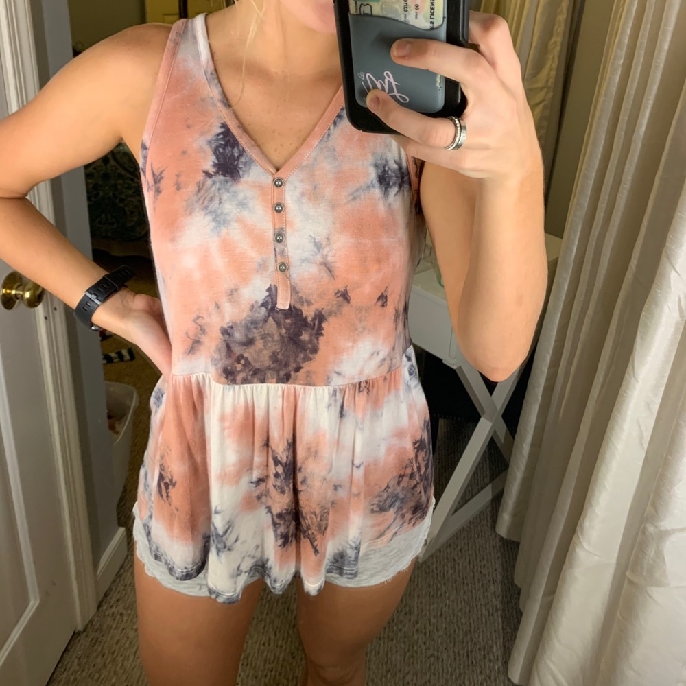 The-Dye Tank Top-Super Soft